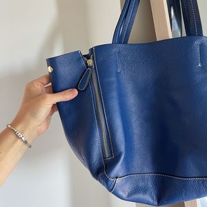 Johnny Was full leather exterior bag with suede interior. Stunning bright color